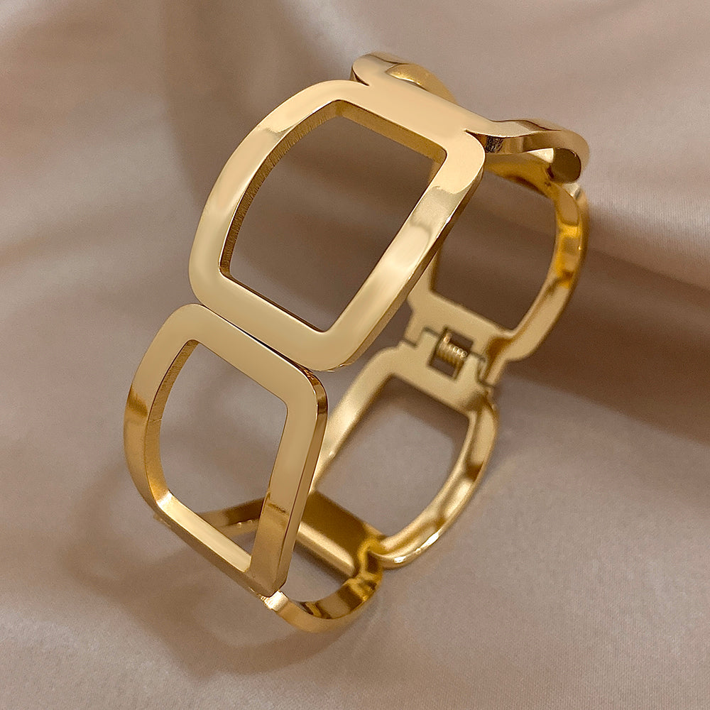 Bracelet Audace Géométrique –