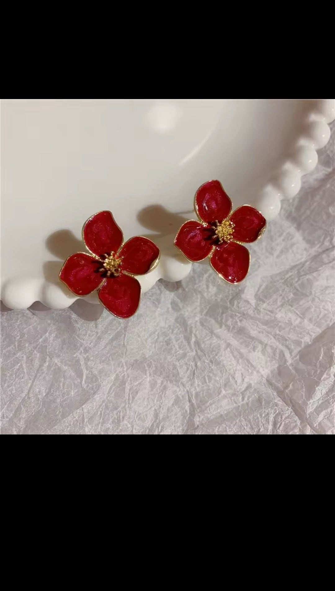 Fleur d’Éclat – Boucles d’Oreilles Signature ENAMIZ Paris