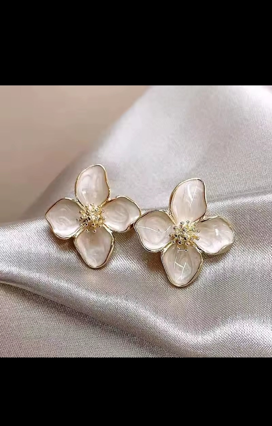 Fleur d’Éclat – Boucles d’Oreilles Signature ENAMIZ Paris
