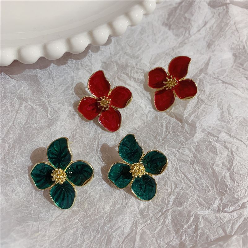 Fleur d’Éclat – Boucles d’Oreilles Signature ENAMIZ Paris