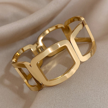 Bracelet Audace Géométrique –